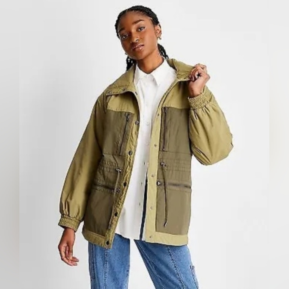 Future Collective x Reese Blutstein Two-Toned Retro Olive Green Utility Jacket